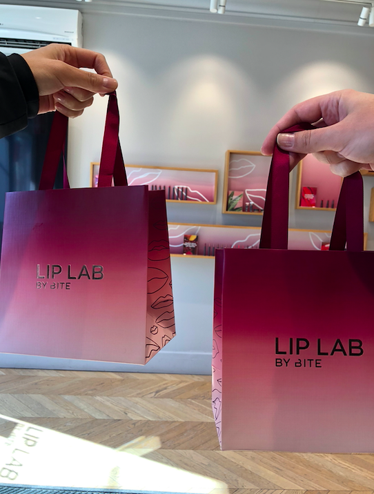 Bite Beauty Lip Lab Shopping Bags